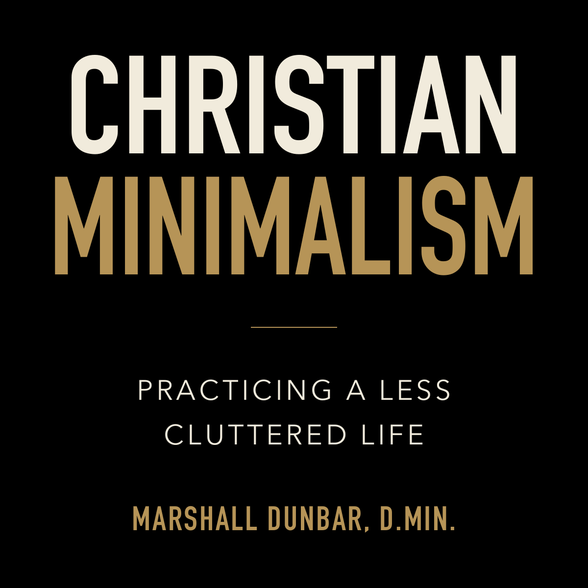 Square audiobook artwork for Christian Minimalism